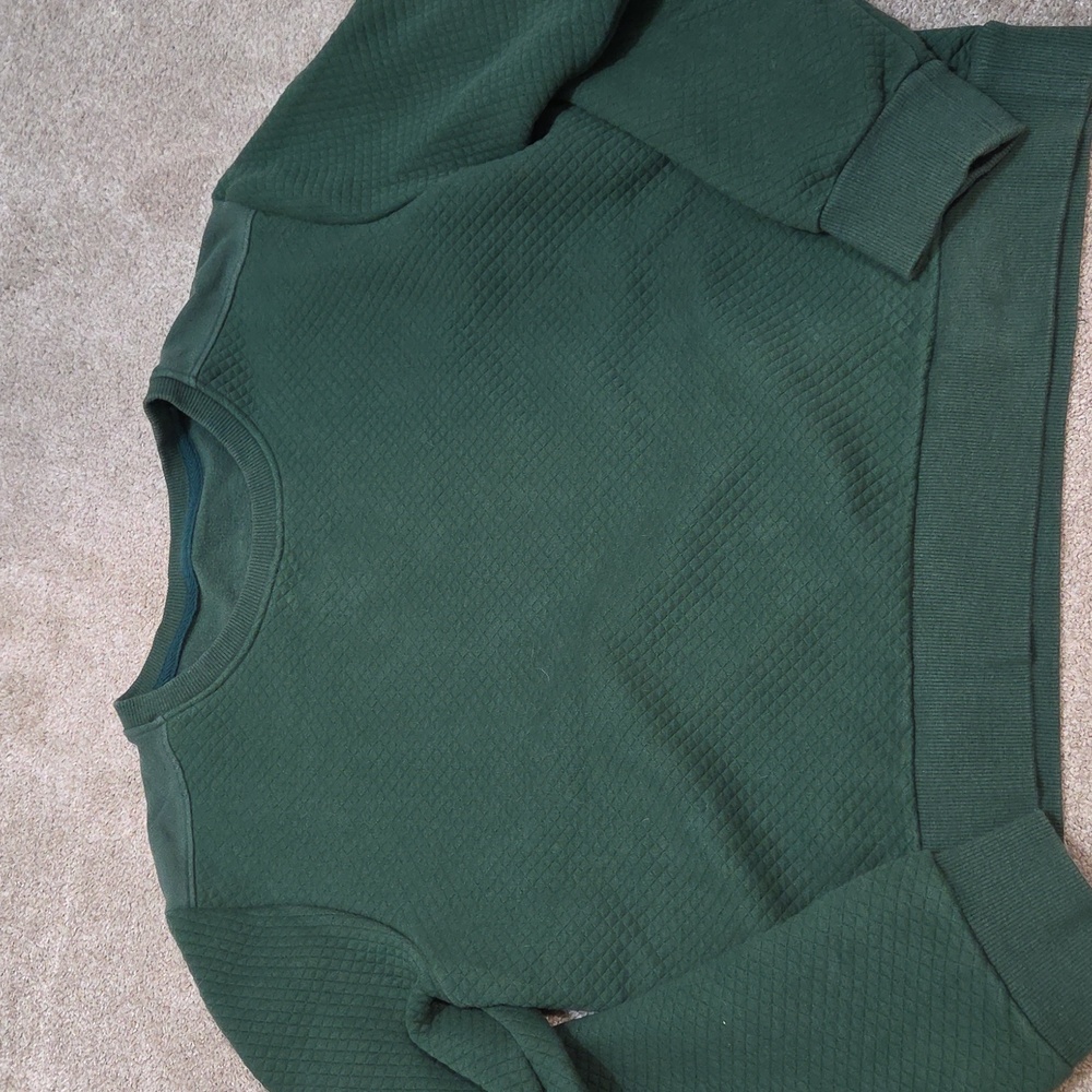Born Primitive Green Crewneck Waffle Sweatshirt